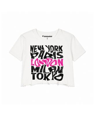 Girls' Cities Crop Top - Big Kid