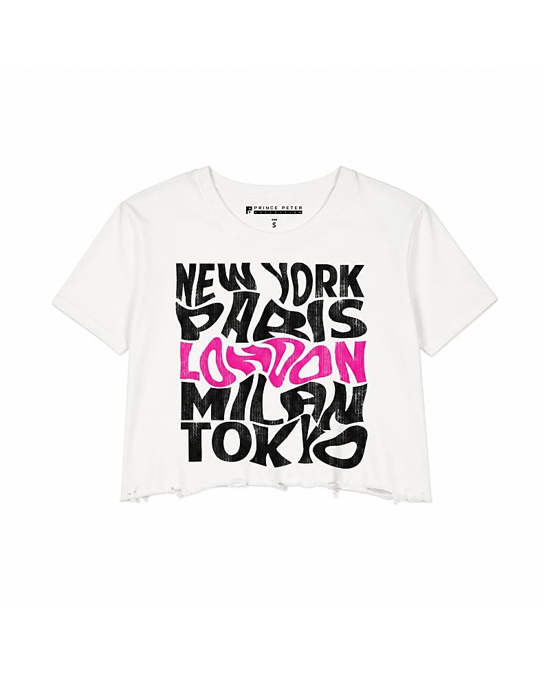 Prince Peter Collection Girls' Cities Crop Top - Big Kid
