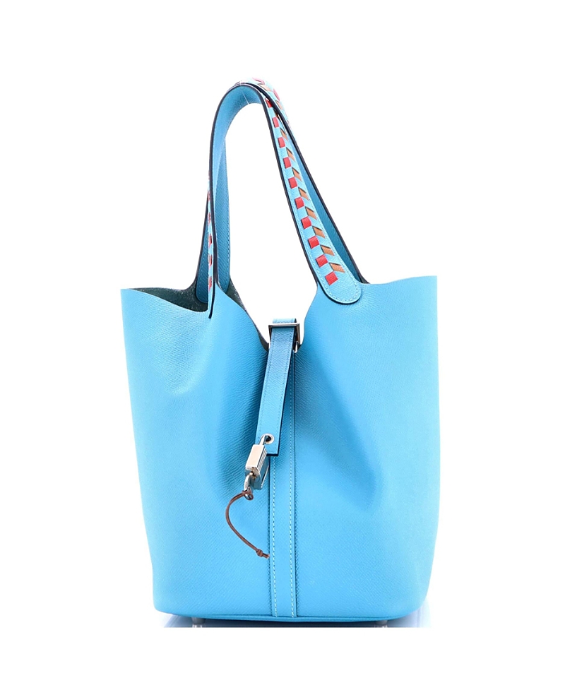Pre-Owned HERMES Mm Picotin Lock Bag Tressage Epsom