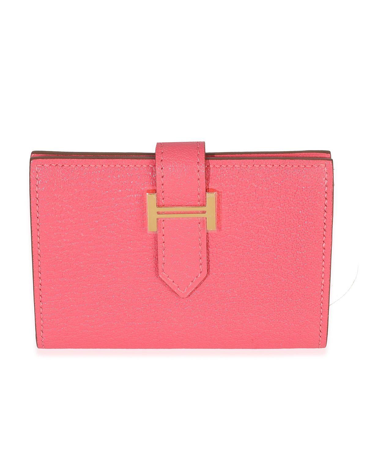 Pre-Owned HERMES Bearn Wallet Leather Wallet
