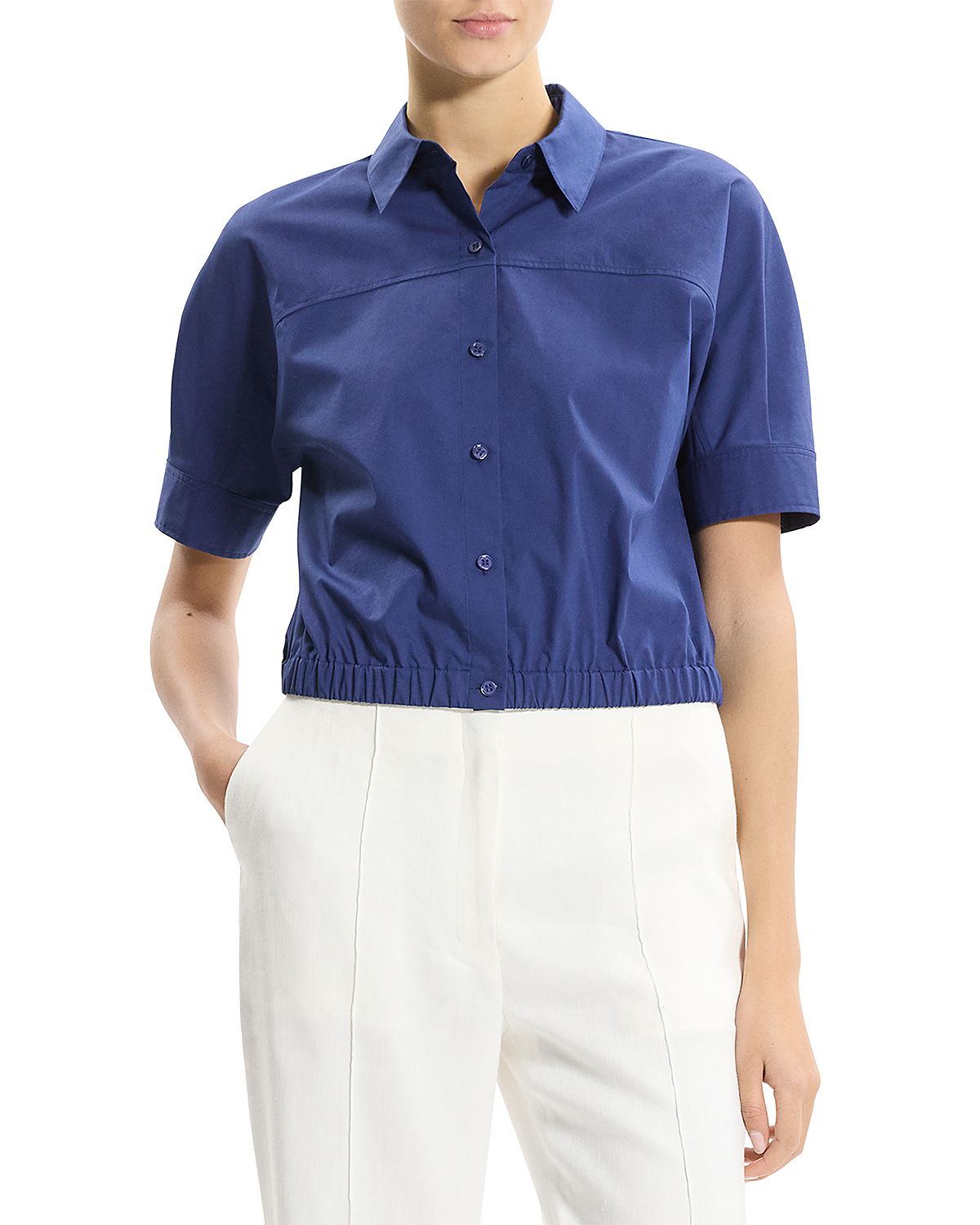 Theory Button Front Top