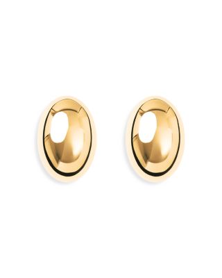 Camille Oval Stud Earrings 