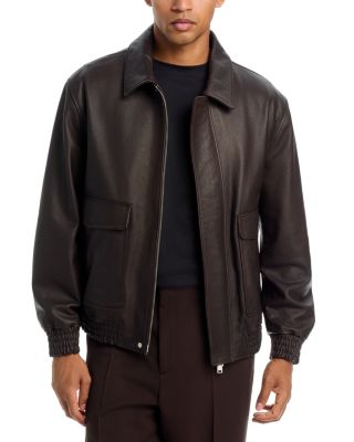 Bari Matt Leather Jacket