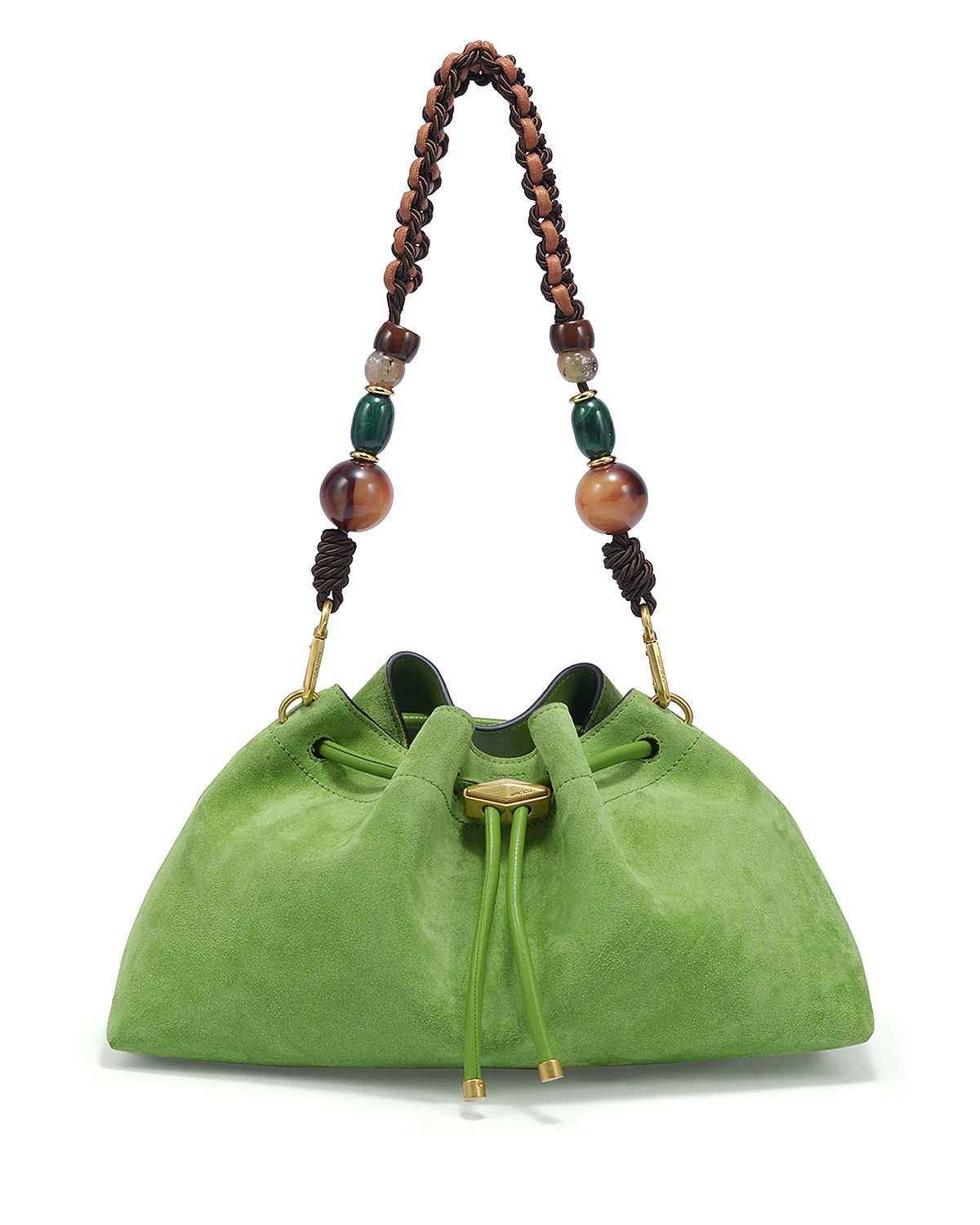 Jimmy Choo Cinch Suede Shoulder Bag