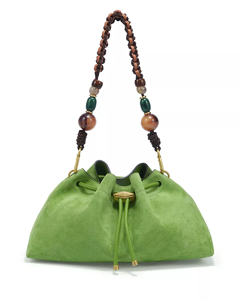 Jimmy Choo Cinch Suede Shoulder Bag