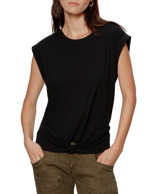 Knotted Hem Muscle Tee