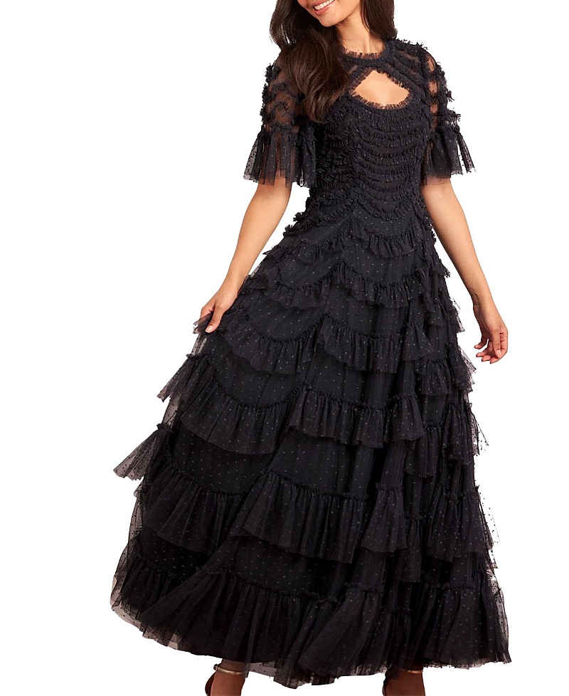 Needle & Thread Aviana Short Sleeve Gown