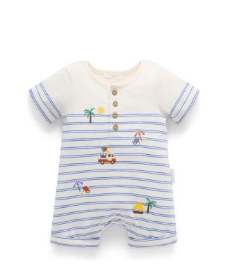 Boys' Resort Striped Romper - Baby