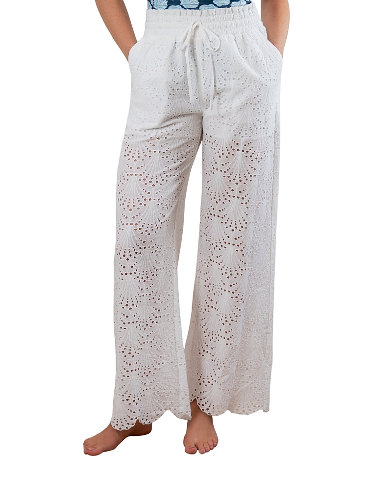 Hermoza Dana Pull On Shell Eyelet Coverup Pant