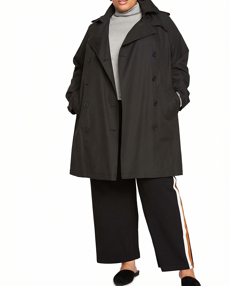 Universal Standard Women's Plus Derjon Trench Coat