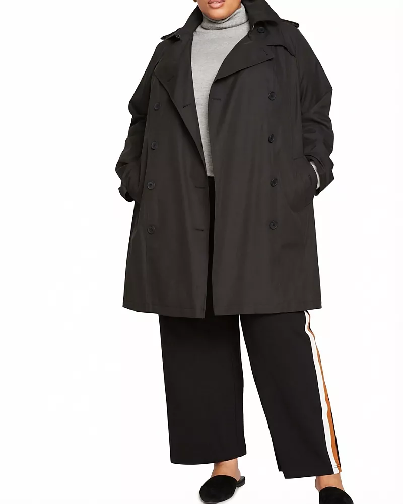 Universal Standard Women's Plus Derjon Trench Coat