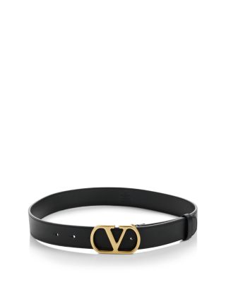 Women's VLogo Leather Belt