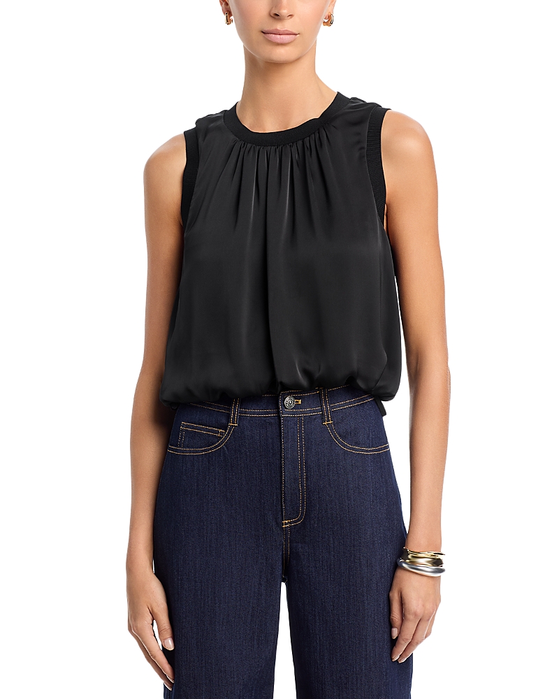 Cinq A Sept Peia Bubble Hem Top