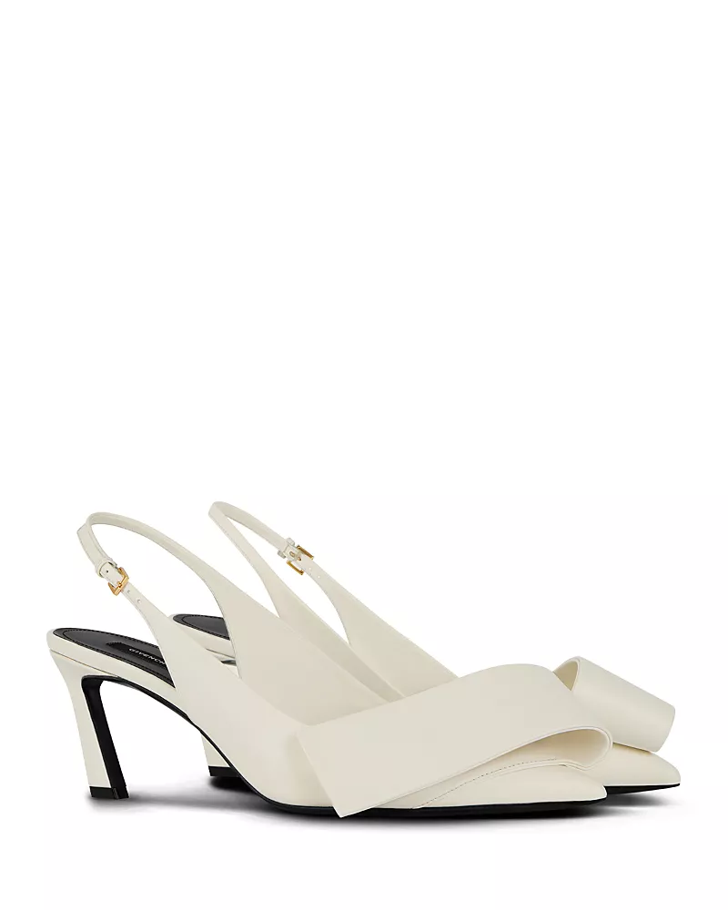 Givenchy Women's Twisted Ribbon 65 Slingback Pumps