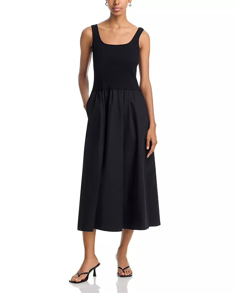 perfectwhitetee Pop Tank Midi Dress