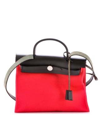 31 Herbag Zip Leather and Toile