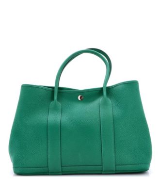 36 Garden Party Tote Leather