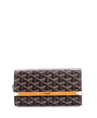  PM Monte Carlo Clutch with Strap Coated Canvas