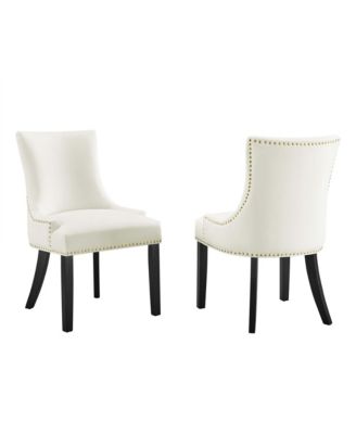  Marquis Performance Velvet Dining Chairs, Set of 2