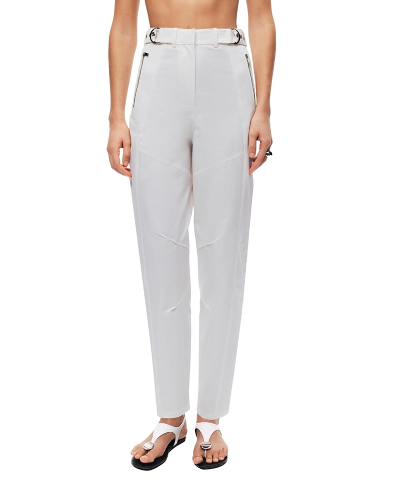 Nocturne High-Waist Tailored Tapered Pants