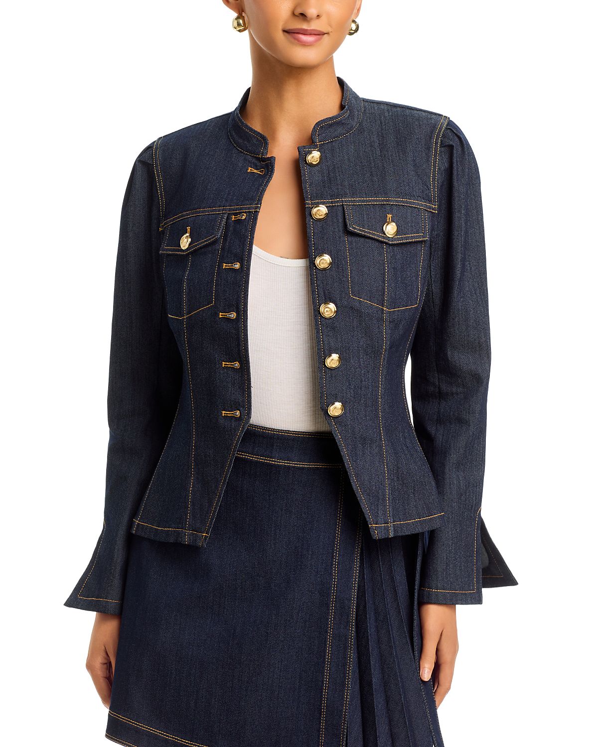 Cinq a Sept Indigo Denim Avril Jacket