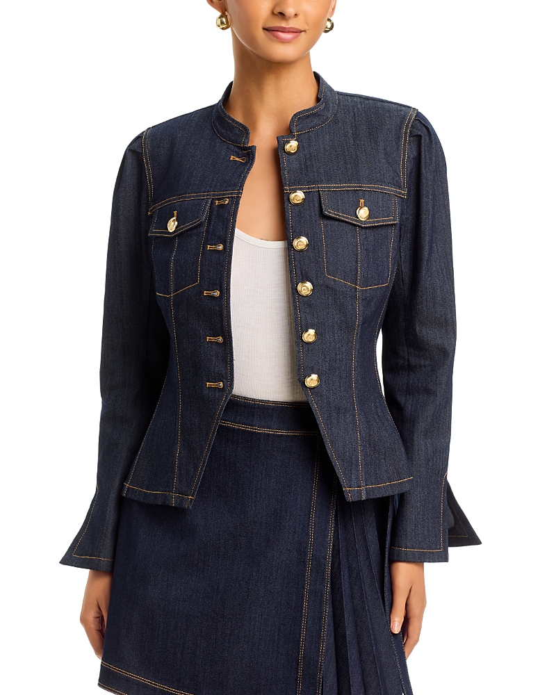 Cinq a Sept Indigo Denim Avril Jacket