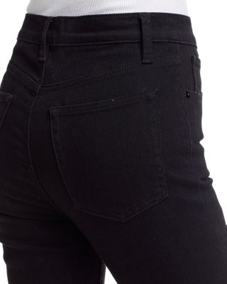 The Flare High Rise Jeans in Black - thumbnail 5