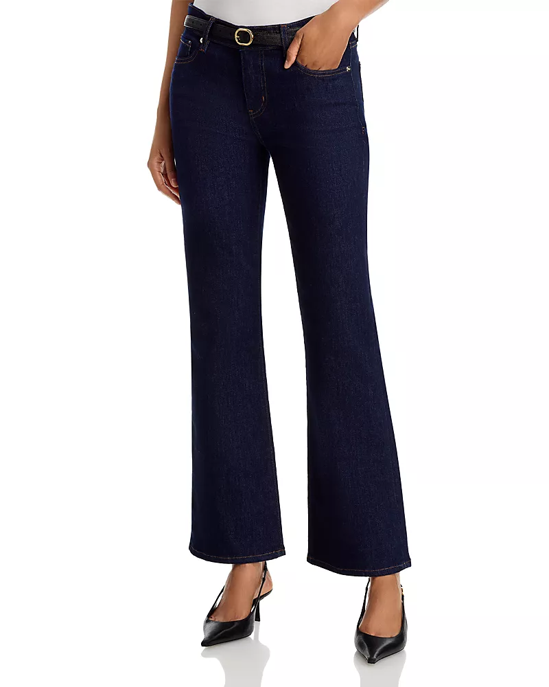 Frame The Pixie Rodeo Mid Rise Jeans in Rinse