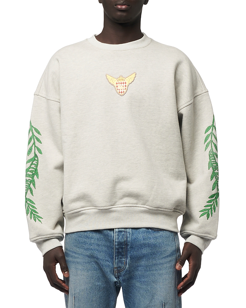 R H U D E Tripoli Graphic Crewneck Sweatshirt