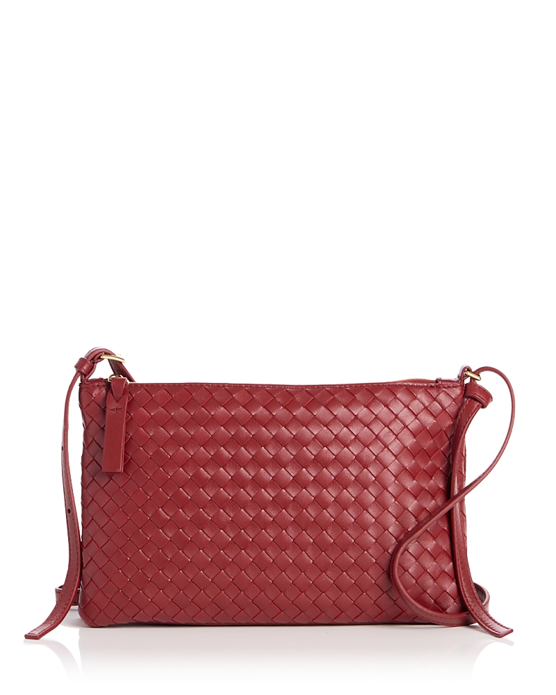 Bottega Veneta Gemellini Piccolo Pouch Intrecciato Leather Shoulder Bag