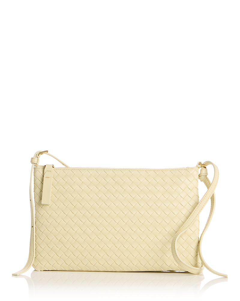 Bottega Veneta Gemellini Piccolo Pouch Intrecciato Leather Shoulder Bag