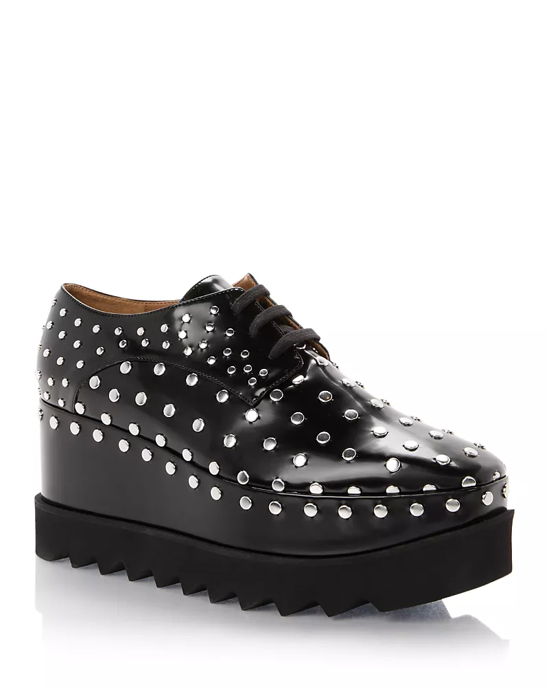 Stella McCartney Women's Elyse Studded Platform Sneakers