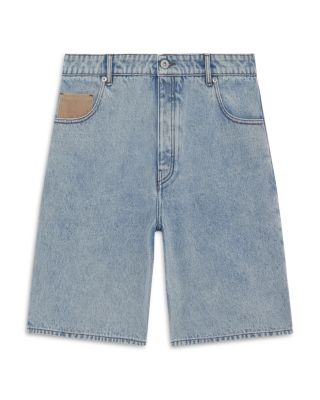 Contrast Pocket Denim Shorts