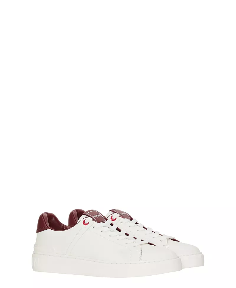 Balmain Women's B-Court Smooth Leather Trainers