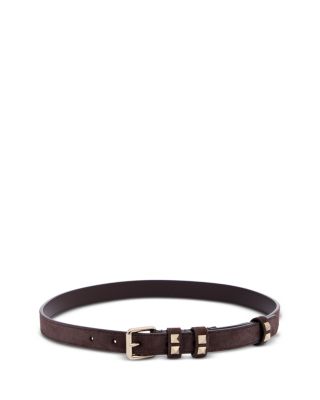 Women's Rockstud Suede Belt