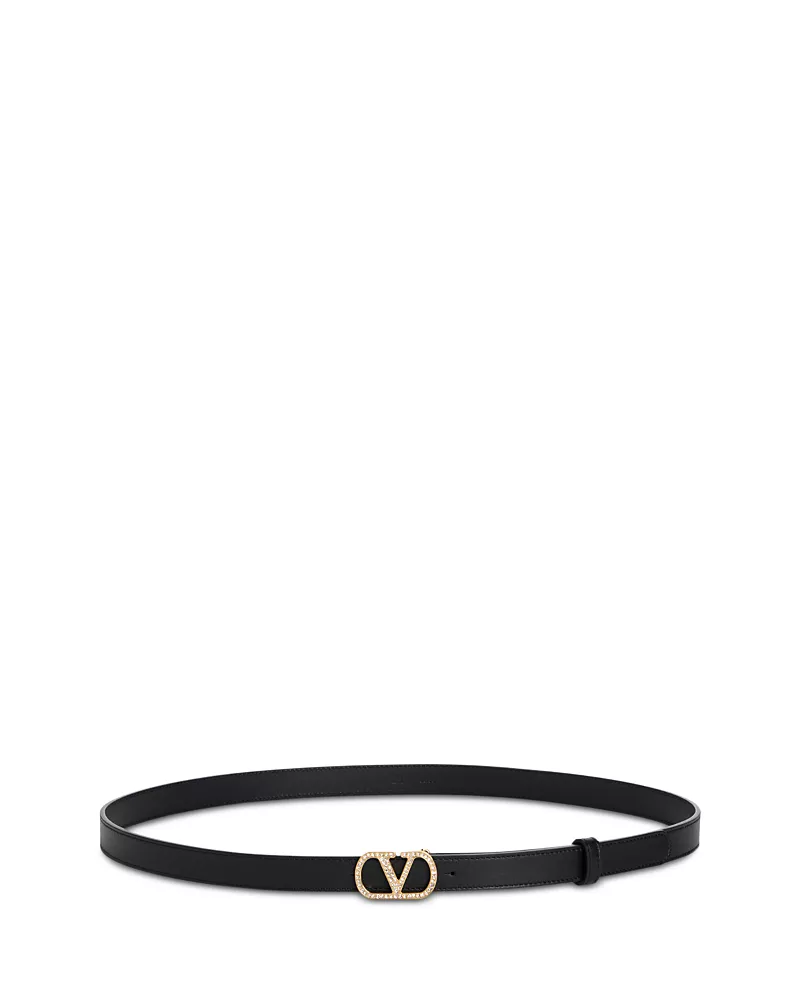Valentino Garavani Women's VLogo Leather Belt