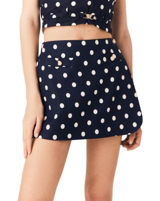 Linen Blend Skort 