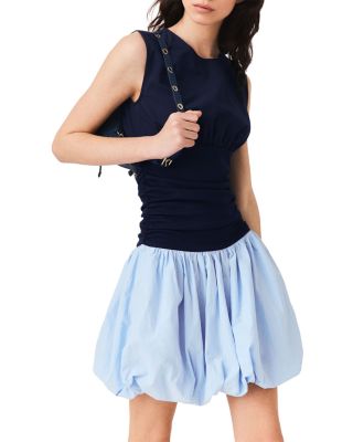 Jersey and Cotton Mix Dress