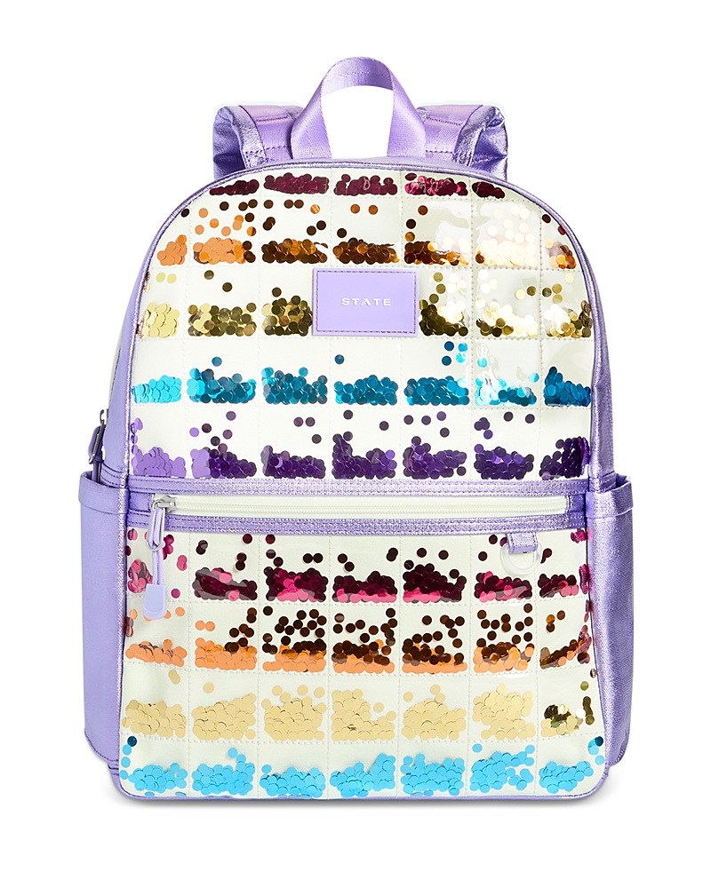 State Girls' Kane Quilted Sequins Backpack - Ages 4