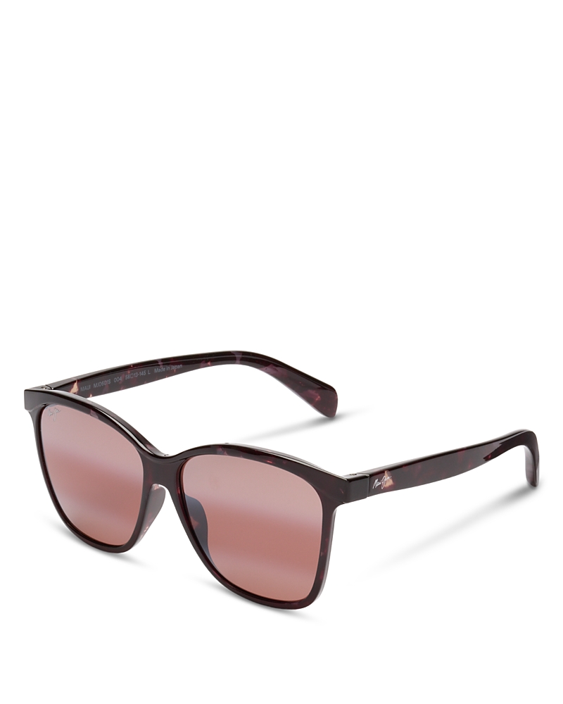 Maui Jim Liquid Sunshine Polarized Butterfly Sunglasses, 58mm