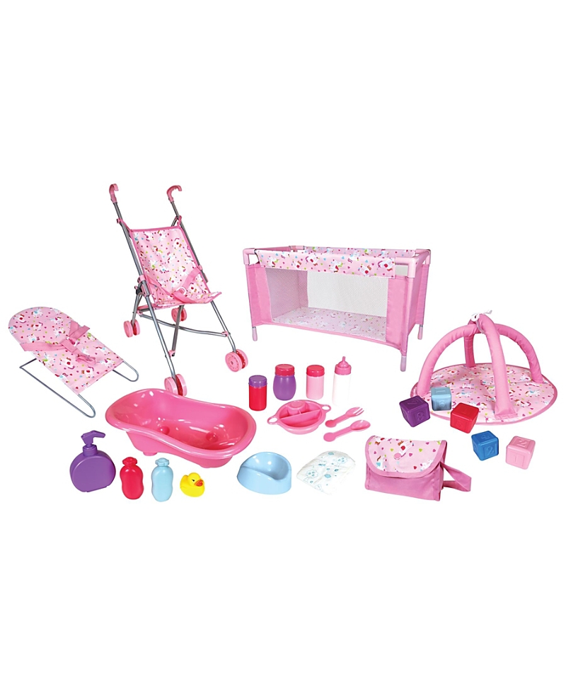 Lissi Doll 24 Piece Unicorn Nursery Play Set, Ages 3+
