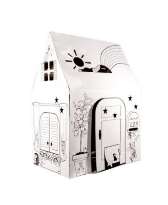  Art & Craft Blank Cardboard Clubhouse, Ages 2+