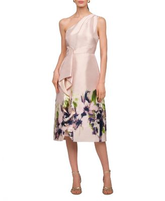 Kay Unger Dani Midi Dress In Multi