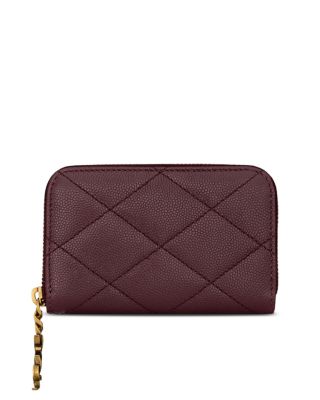 Cassandre Bijou Change Purse in Grain De Poudre Leather