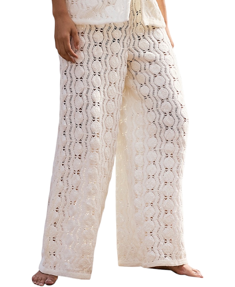 Mint Velvet Women's Crochet Sequin Trousers