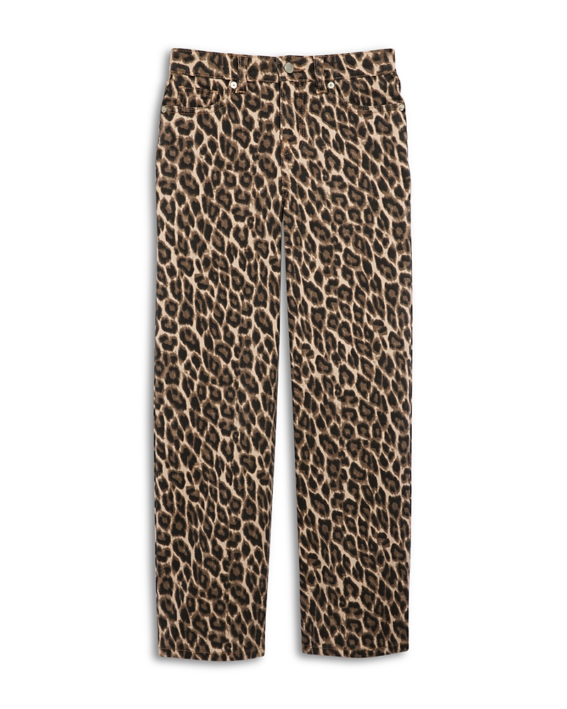 Blanknyc Girls' Leopard Straight Jeans - Big Kid