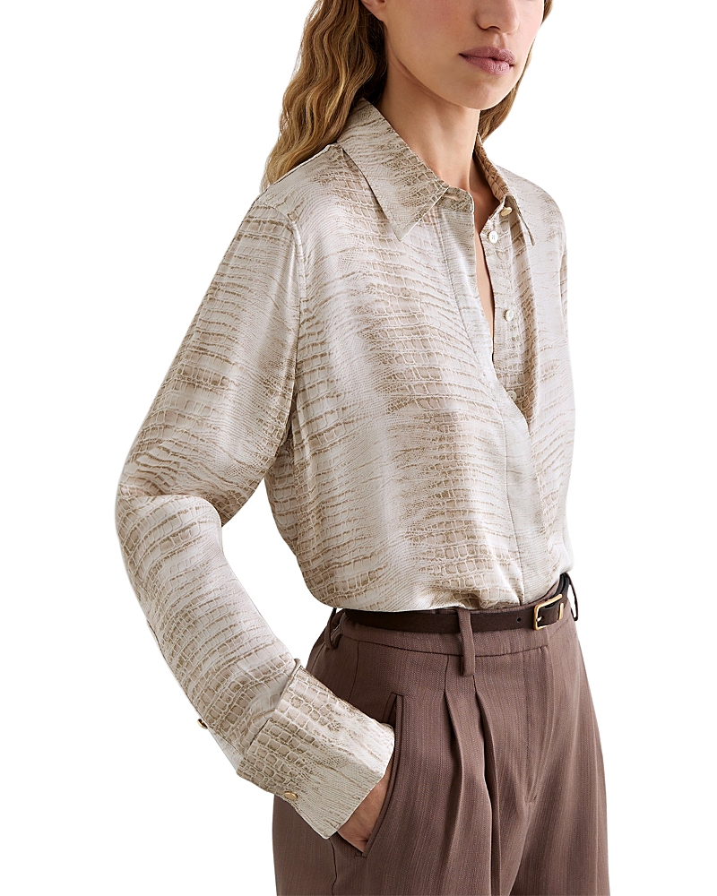 Reiss Annie Satin Shirt