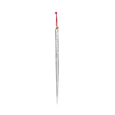 15" Glass Icicle Ornament