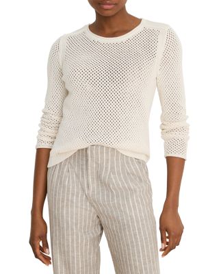 Petites Breezeway Mesh Sweater