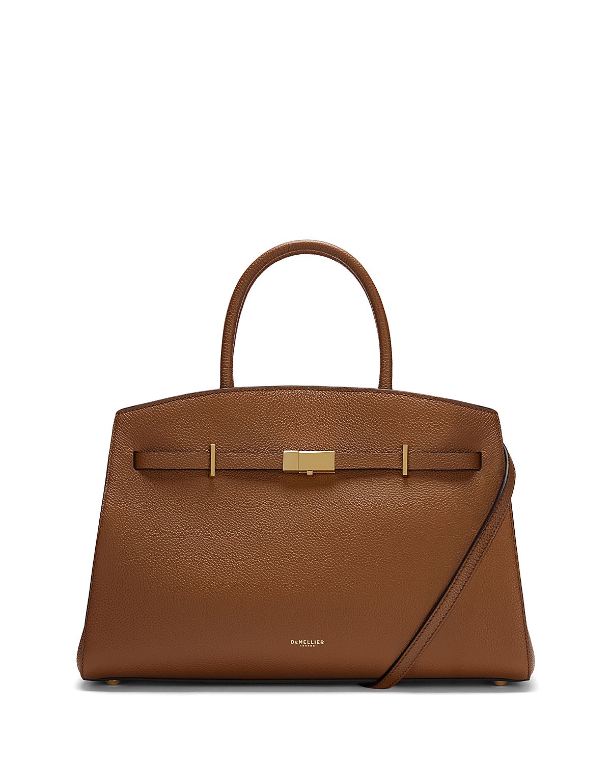 DeMellier The Midi Hudson Leather Top Handle Bag